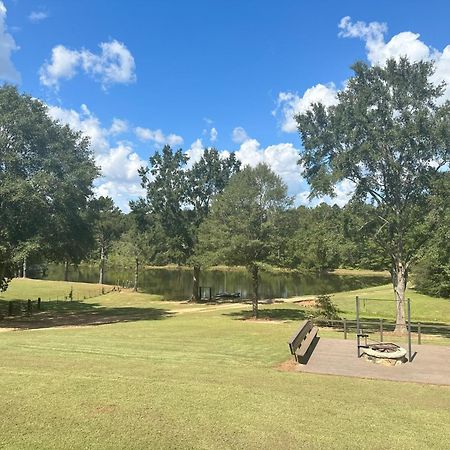 Refuge Ranch Retreat Log Cabin Lake 53+ Acres Locust Grove Exterior foto