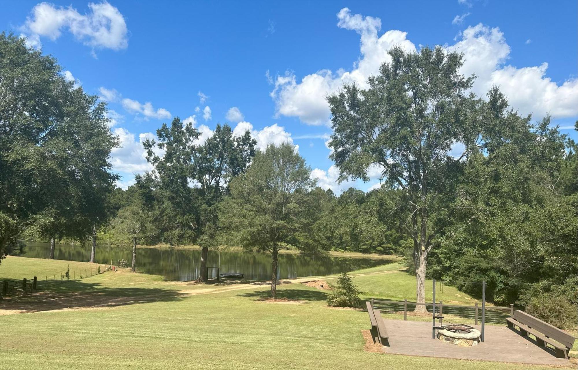 Refuge Ranch Retreat Log Cabin Lake 53+ Acres Locust Grove Exterior foto
